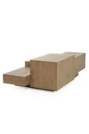 Multilayered Rectangular Oak Coffee Table | Eleonora Quinten