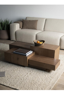 Multilayered Rectangular Oak Coffee Table | Eleonora Quinten