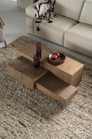 Multilayered Rectangular Oak Coffee Table | Eleonora Quinten
