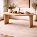 Oak Scandinavian Dining Table M | Eleonora Dex
