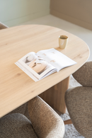 Oak Scandinavian Dining Table M | Eleonora Dex | Oroatrade.com