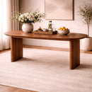 Oak Scandinavian Dining Table M | Eleonora Dex