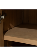 Oak Wood 4-Door TV Cabinet | Eleonora Jake | Oroatrade.com