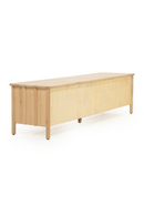 Oak Wood 4-Door TV Cabinet | Eleonora Jake | Oroatrade.com