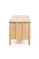 Oak Wood 4-Door TV Cabinet | Eleonora Jake | Oroatrade.com