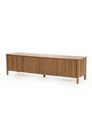 Oak Wood 4-Door TV Cabinet | Eleonora Jake | Oroatrade.com