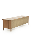 Oak Wood 4-Door TV Cabinet | Eleonora Jake | Oroatrade.com