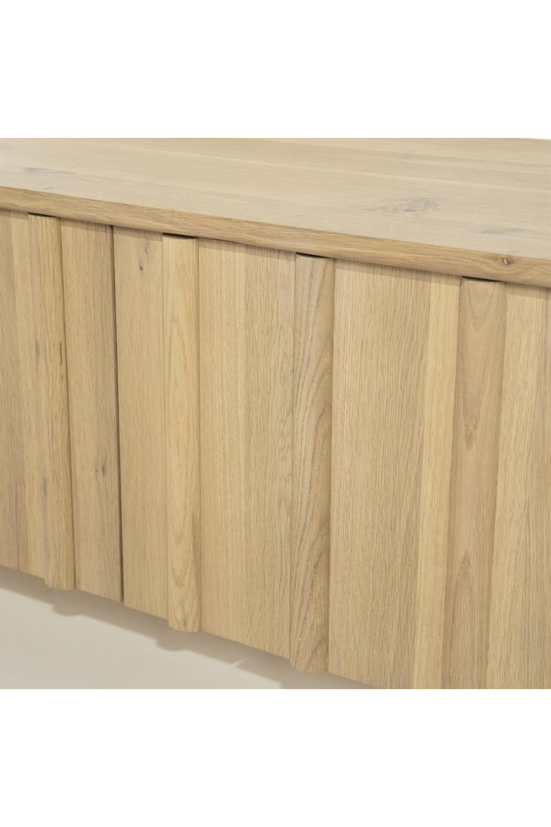 Oak Wood 6-Door TV Cabinet | Eleonora Jake