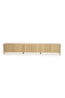 Oak Wood 6-Door TV Cabinet | Eleonora Jake