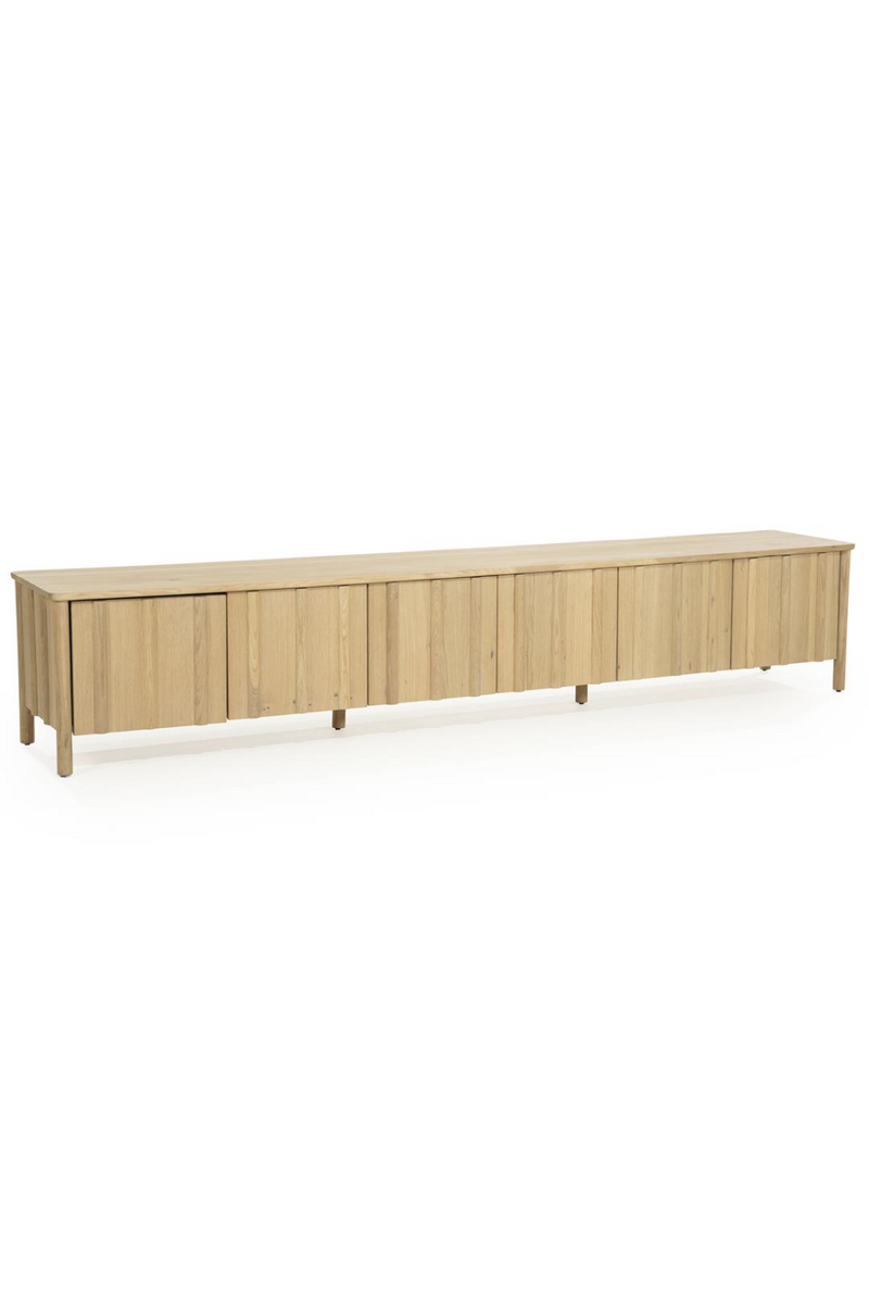 Oak Wood 6-Door TV Cabinet | Eleonora Jake