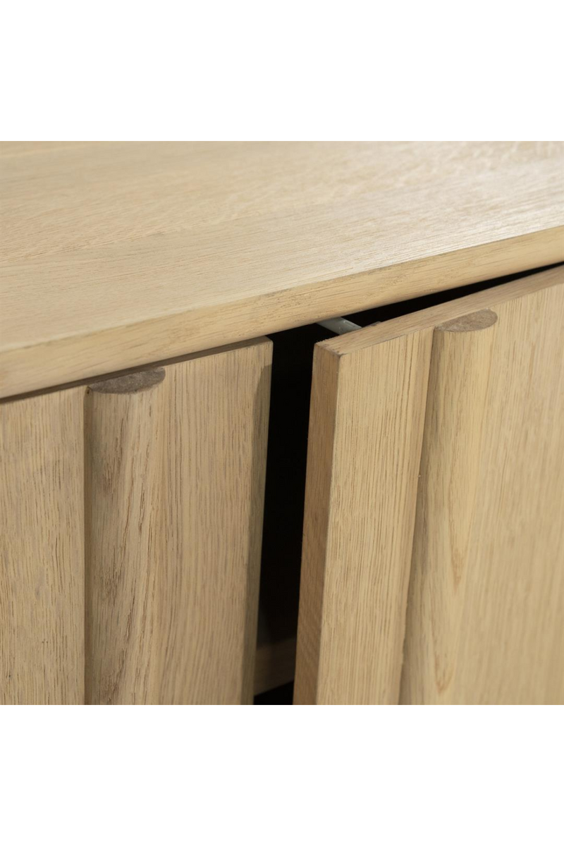 Oak Wood 6-Door TV Cabinet | Eleonora Jake