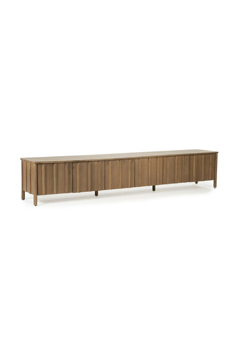 Oak Wood 6-Door TV Cabinet | Eleonora Jake