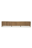 Oak Wood 6-Door TV Cabinet | Eleonora Jake