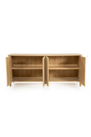 Oak Wood 4-Door Sideboard | Eleonora Jake | Oroatrade.com