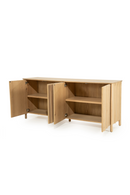 Oak Wood 4-Door Sideboard | Eleonora Jake | Oroatrade.com