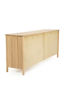 Oak Wood 4-Door Sideboard | Eleonora Jake | Oroatrade.com