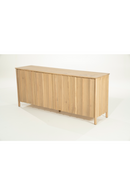 Oak Wood 4-Door Sideboard | Eleonora Jake | Oroatrade.com