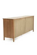 Oak Wood 4-Door Sideboard | Eleonora Jake | Oroatrade.com