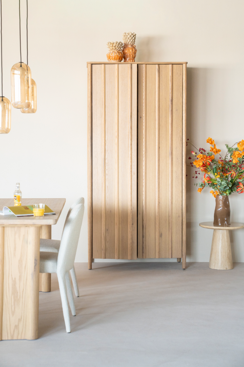 Oak Wood 2-Door Cabinet | Eleonora Jake | Oroatrade.com