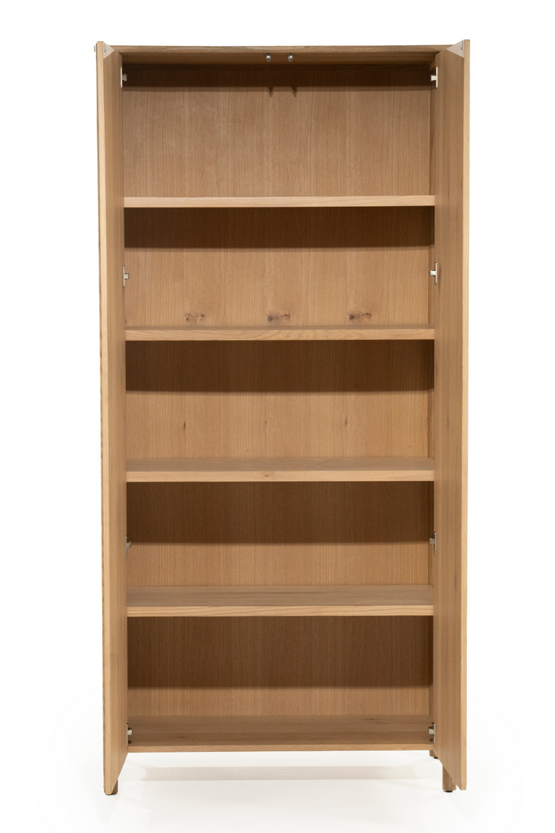 Oak Wood 2-Door Cabinet | Eleonora Jake | Oroatrade.com