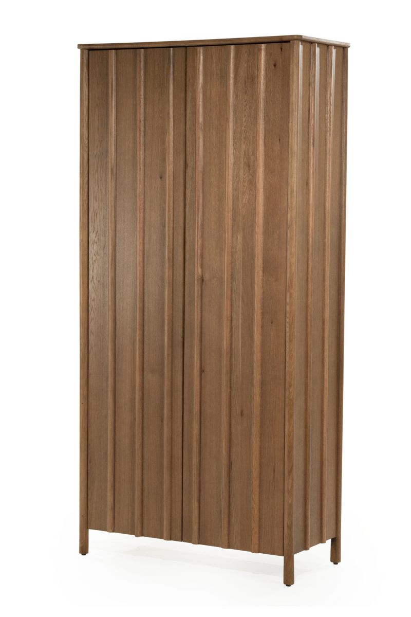 Oak Wood 2-Door Cabinet | Eleonora Jake | Oroatrade.com