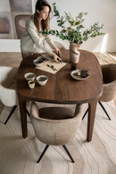 Brushed Mango Wood Dining Table | Eleonora Taylor | Oroatrade.com