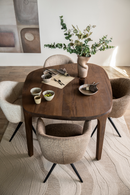 Brushed Mango Wood Dining Table | Eleonora Taylor | Oroatrade.com