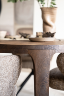 Brushed Mango Wood Dining Table | Eleonora Taylor | Oroatrade.com