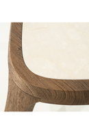 White Marble Triangular Side Table | Eleonora Fred | Oroatrade.com