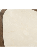 White Marble Triangular Side Table | Eleonora Fred | Oroatrade.com