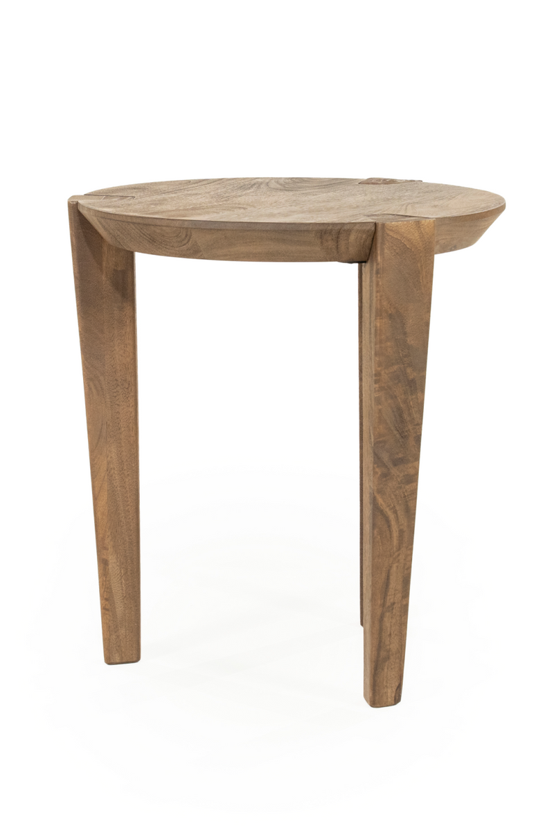Three-Legged Mango Side Table | Eleonora Davina | Oroatrade.com