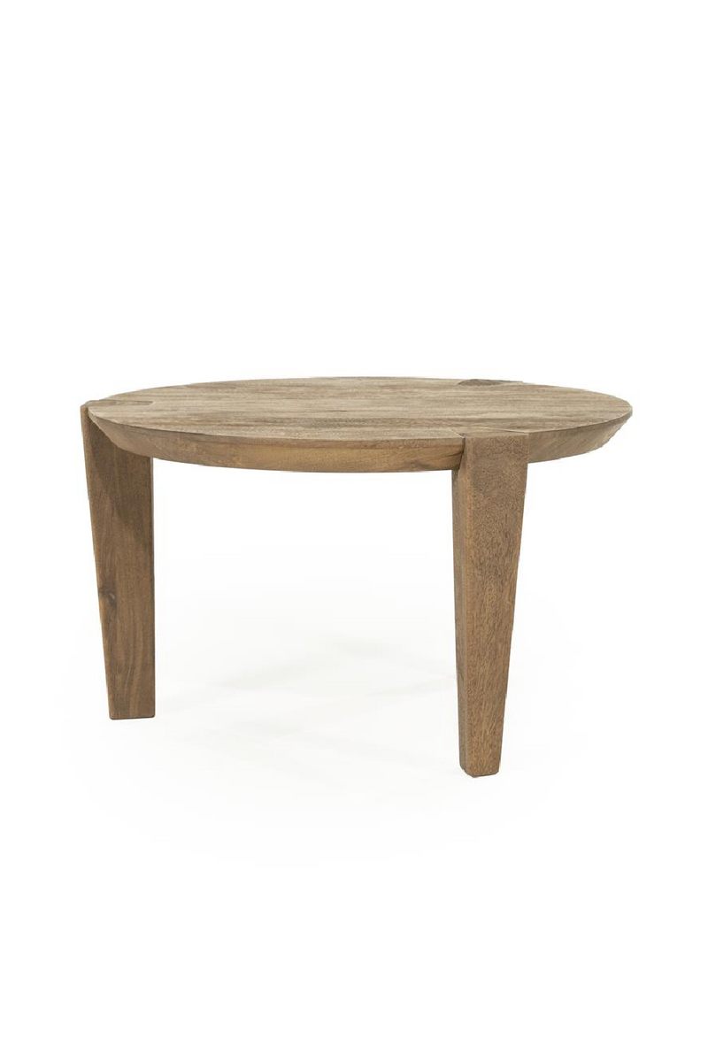 Round Mango Wood Coffee Table | Eleonora Davina