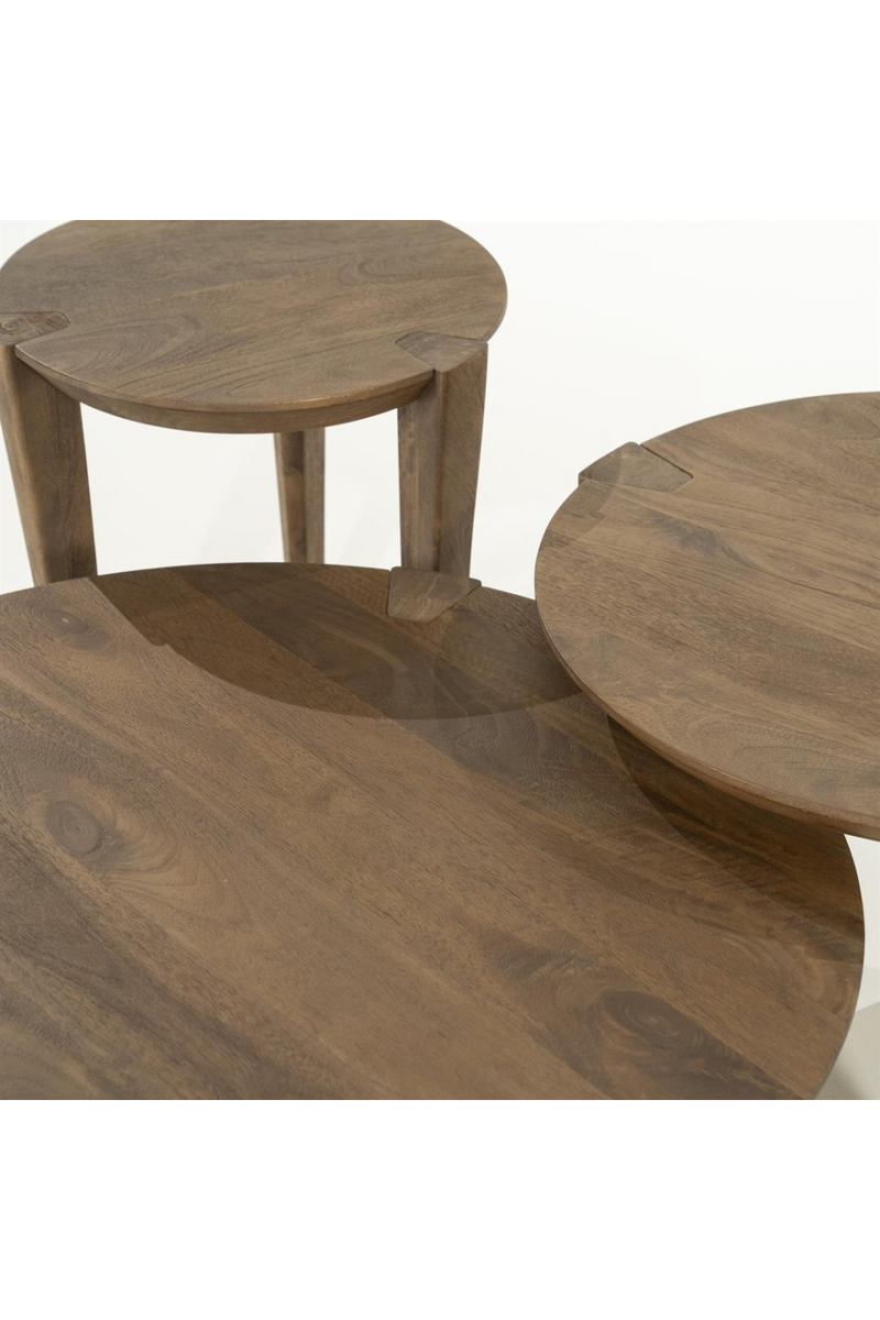 Round Mango Wood Coffee Table | Eleonora Davina
