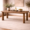 Brushed Mango Wood Dining Table | Eleonora Edward
