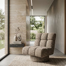 Round Base Tufted Lounge Chair | Eleonora Fenna