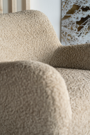 Taupe Upholstered Lounge Chair | Eleonora Fenna | Oroatrade.com