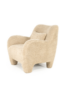 Taupe Upholstered Lounge Chair | Eleonora Fenna | Oroatrade.com