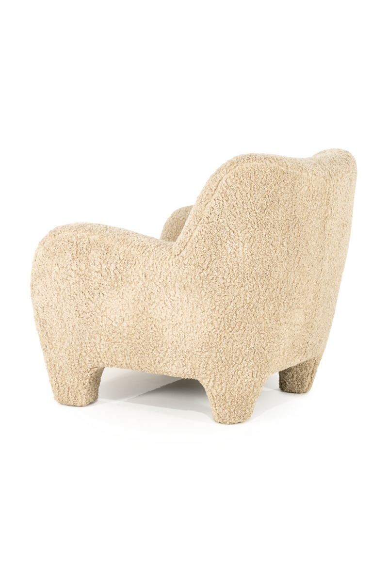Taupe Upholstered Lounge Chair | Eleonora Fenna | Oroatrade.com