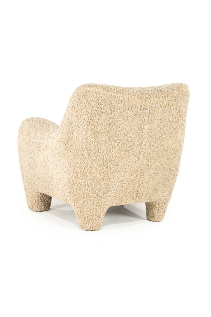 Taupe Upholstered Lounge Chair | Eleonora Fenna | Oroatrade.com