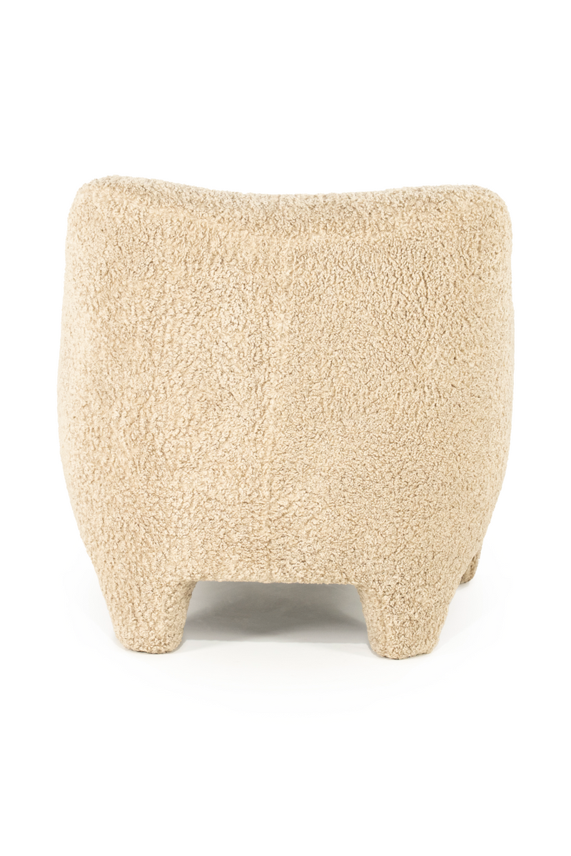 Taupe Upholstered Lounge Chair | Eleonora Fenna | Oroatrade.com