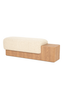 Cushioned Ash Wood Bench | Eleonora George | Oroatrade.com