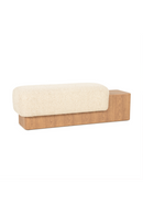 Cushioned Ash Wood Bench | Eleonora George | Oroatrade.com