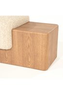 Cushioned Ash Wood Bench | Eleonora George | Oroatrade.com