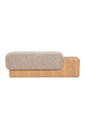 Cushioned Ash Wood Bench | Eleonora George | Oroatrade.com