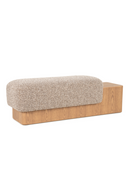 Cushioned Ash Wood Bench | Eleonora George | Oroatrade.com