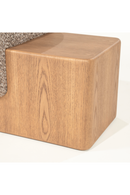 Cushioned Ash Wood Bench | Eleonora George | Oroatrade.com