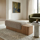 Cushioned Ash Wood Bench | Eleonora George