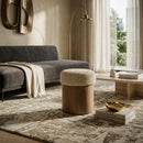 Cushioned Ash Wood Stool | Eleonora George