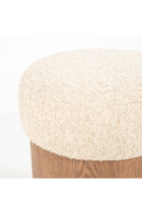 Cushioned Ash Wood Stool | Eleonora George | Oroatrade.com