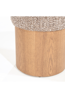 Cushioned Ash Wood Stool | Eleonora George | Oroatrade.com